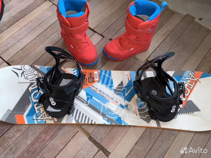 Сноуборд 90 комплект детский