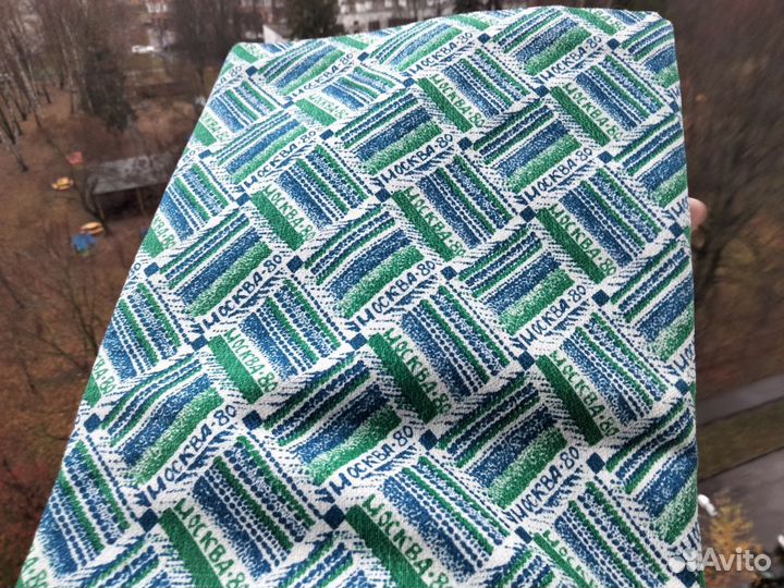 Ткань хлопок СССР Москва-80