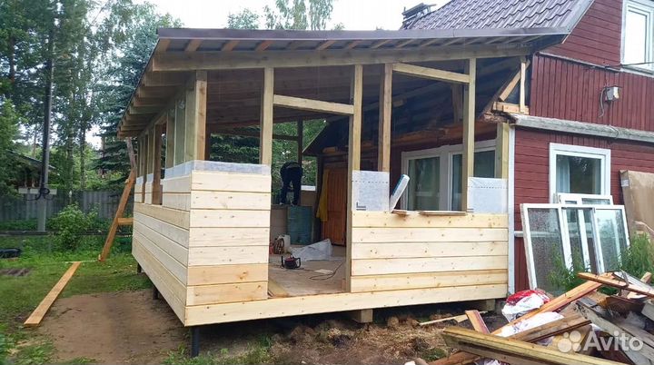 Пристрой к дому Веранда Террасы Навесы Беседки