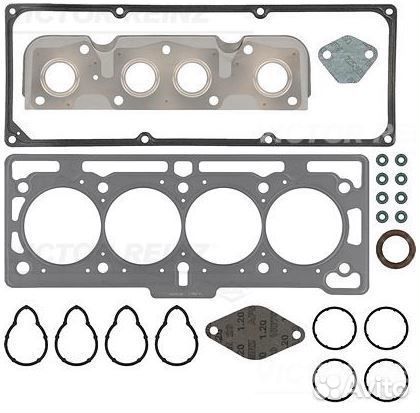 Комплект прокладок двигателя верх. renault loga