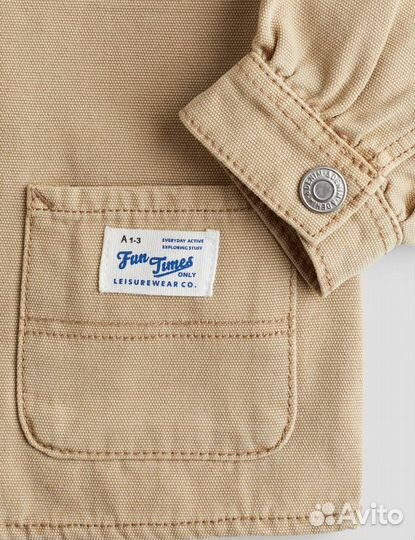 Джинсовая рубашка H&M 92