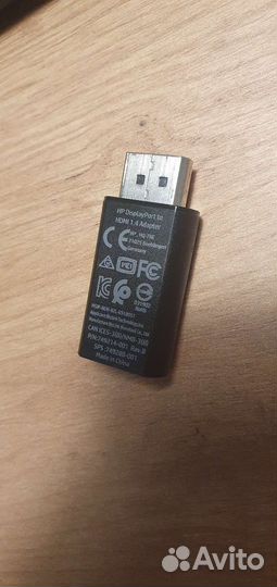 Переходники HP USB-C To DP и DP to hdmi