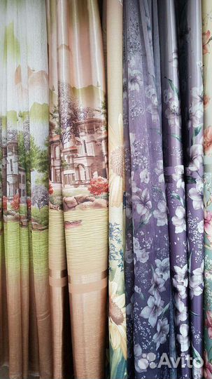 Портьеры габардин, готовые комплекты