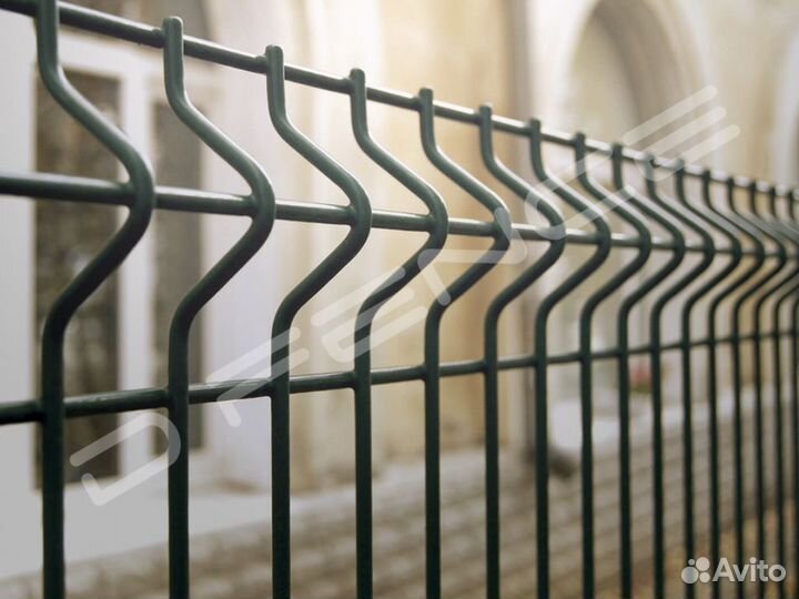 Забор 3D сетка, 3д панель 2,7х1,94м, д.3мм