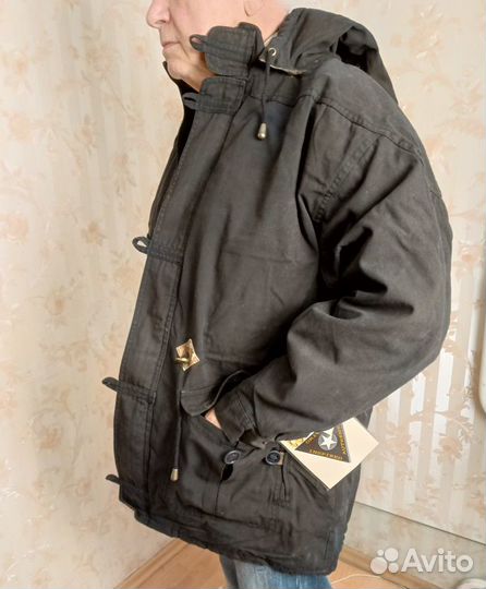 Мужская зимняя куртка черная Code Zero