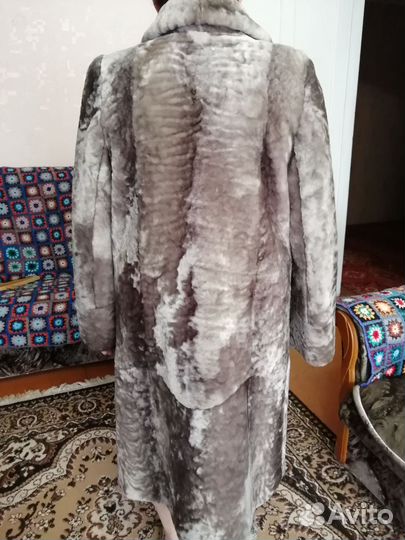 Шуба мутоновая 48 50 женская