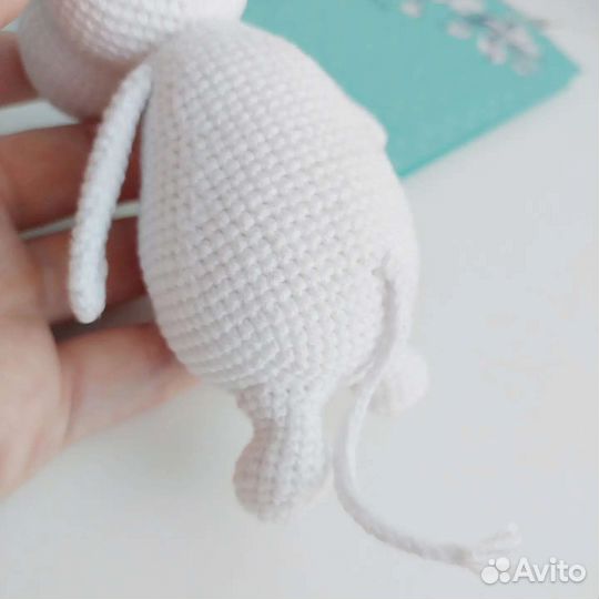 Муми тролль вязаная игрушка