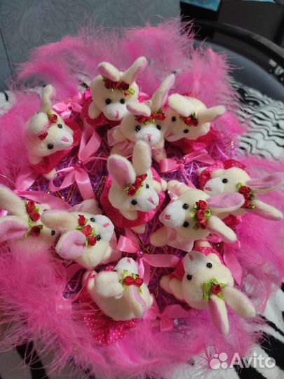 Букеты из мягких игрушек