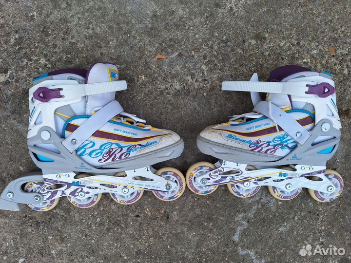 Роликовые коньки детские раздвижные