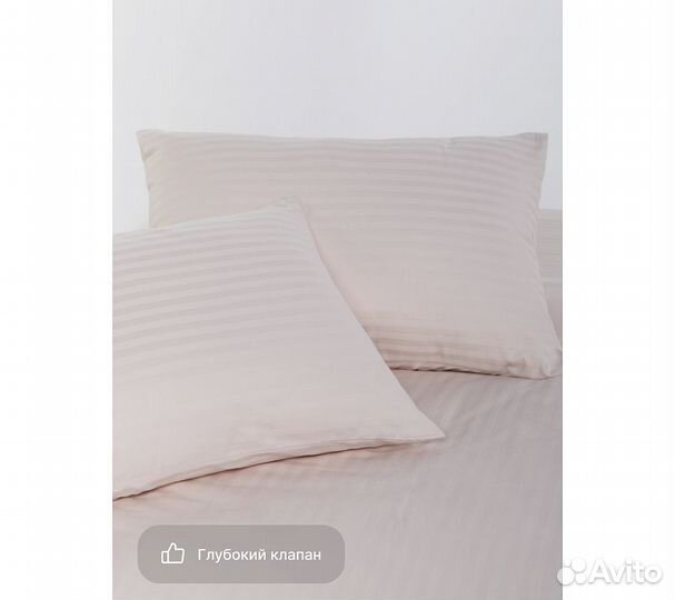 Постельное белье GoodNight Pure Страйп-сатин евро