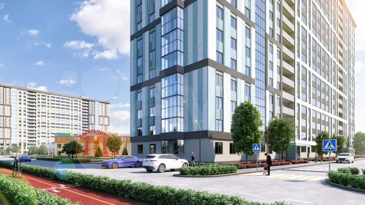 3-к. квартира, 86,6 м², 13/18 эт.