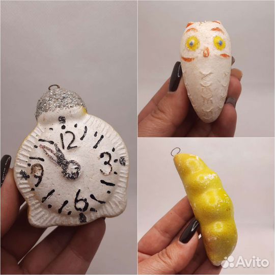 Елочные игрушки СССР фигурки