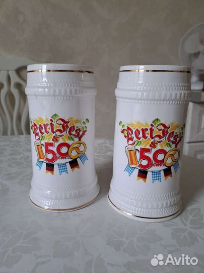 Кружка пивная фарфор