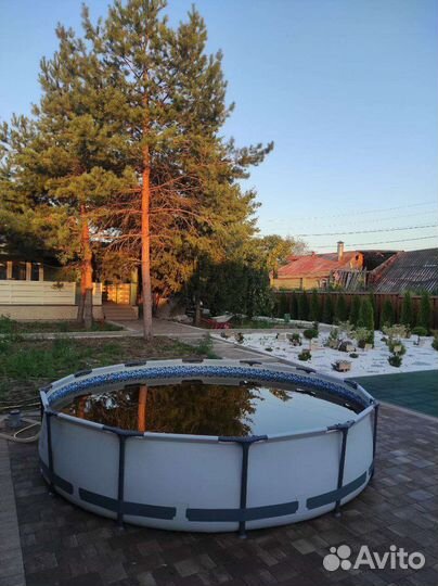 Каркасный бассейн 366 на 76