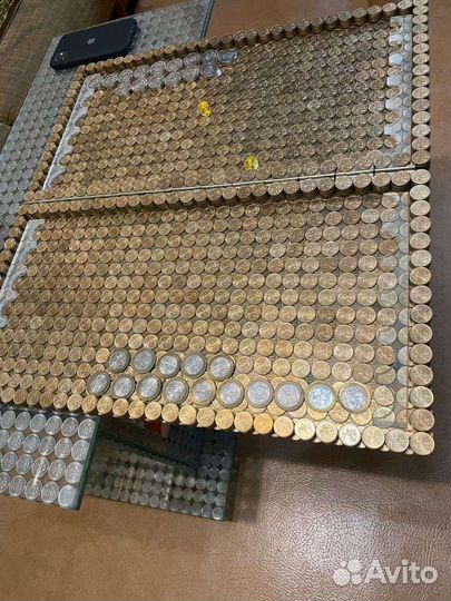 Нарды из монет десять копеек