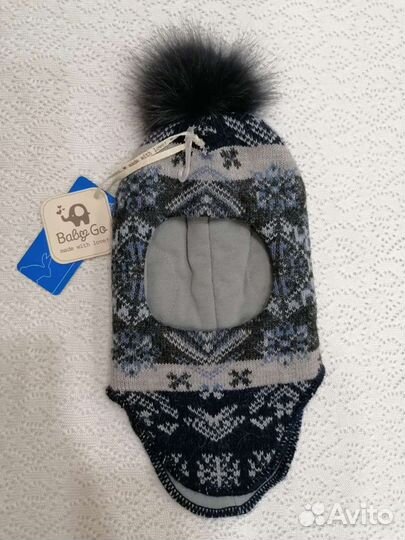 Шапка шлем 44-46 новый