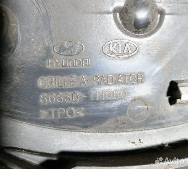 Решетка переднего бампера Kia Ceed