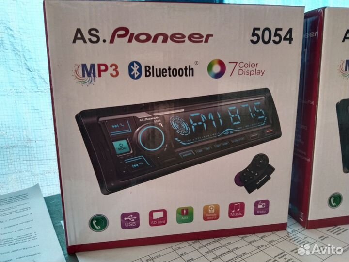 Автомагнитола pioneer с bluetooth