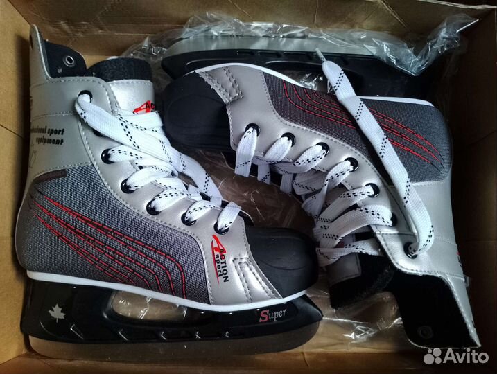 Хоккейные коньки Action PW-216N 39 размер