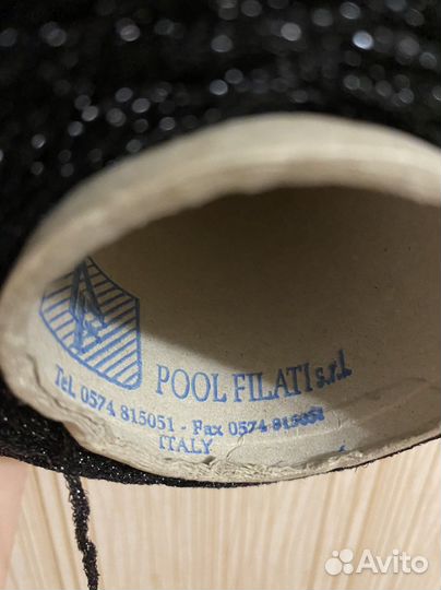 Пряжа черная люрекс