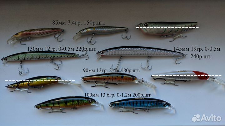 Воблеры. Блёсны