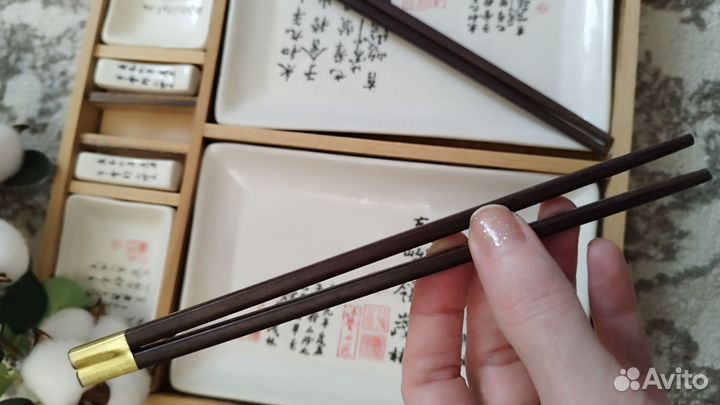 Набор керамический для суши.новый