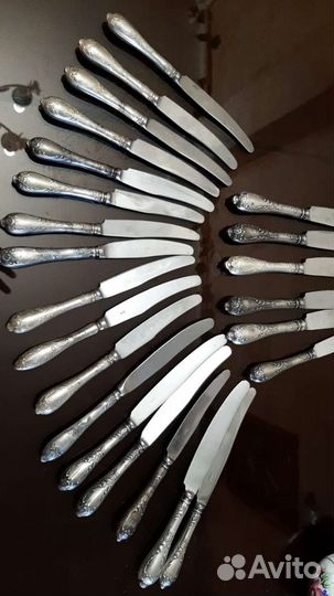 Мельхиоровые столовые наборы