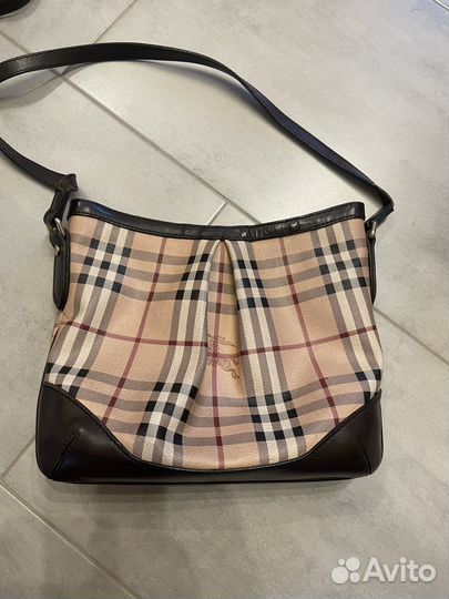 Женская сумка burberry через плечо винтаж
