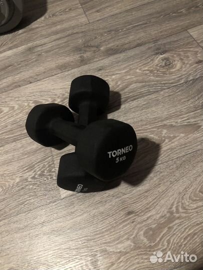 Гантели torneo 5кг