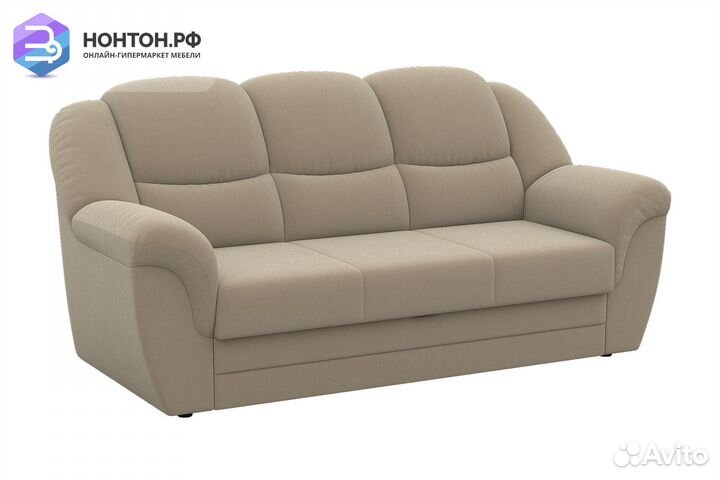 Диван дельфин 3-х местный Соната бежевый