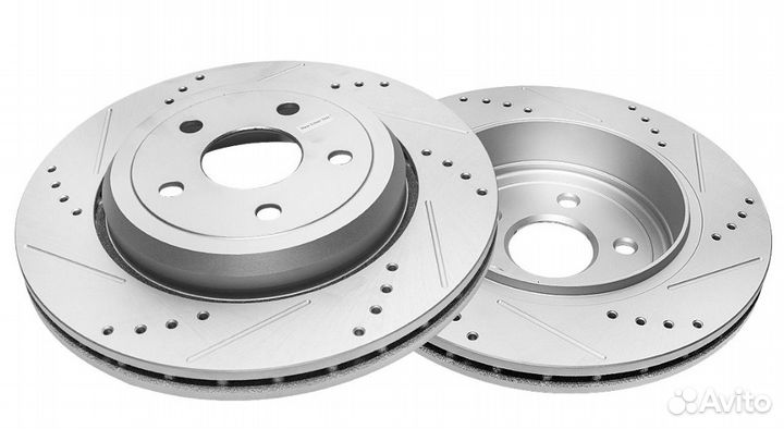 Тормозные диски задние Jeep WK2 SRT 350х28 мм