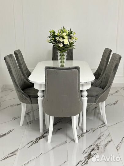 Комплект стол и 6 стульев