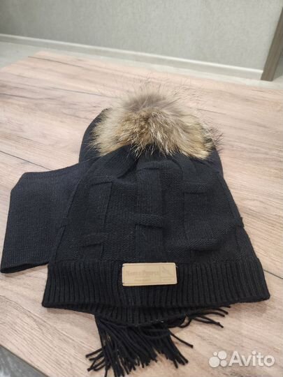 Комплект шапка и шарф для мальчика