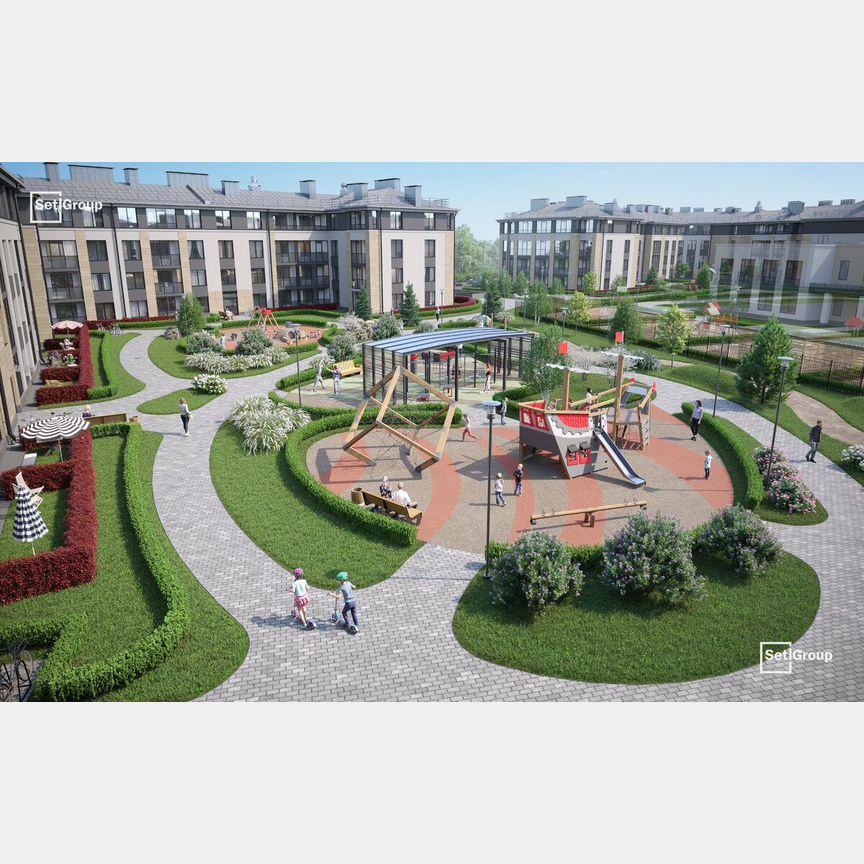 1-к. квартира, 37,5 м², 1/4 эт.