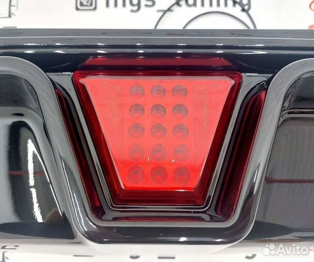 Диффузор M5 CS черный BMW 5 G30 LED стоп сигнал