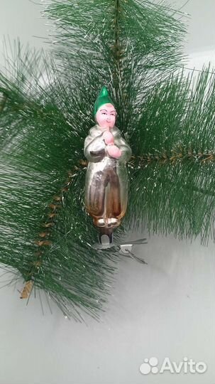 Елочные игрушки на прищепке СССР