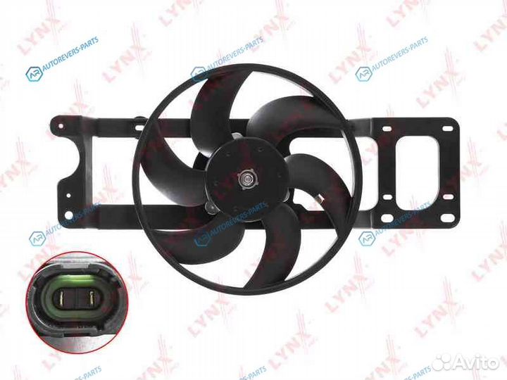 RF-1517 Вентилятор радиатора с кожухом