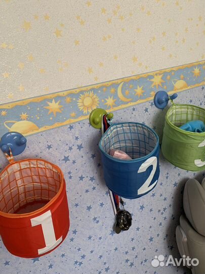 Органайзеры детские IKEA, крючки настенные