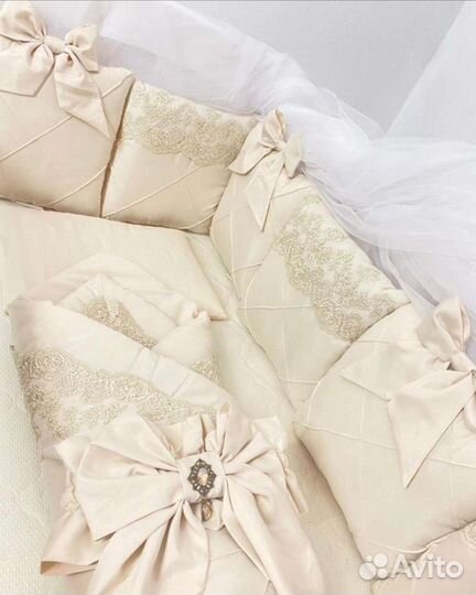 Бортики в детскую кроватку новые