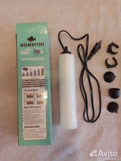 Нагреватели 50вт, 100вт, фильтр (помпа)
