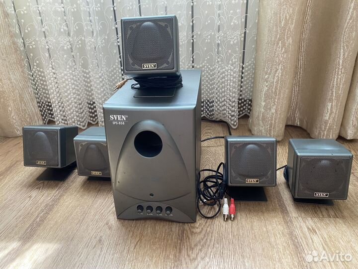 Аудиосистема sven SPS-858 колонки 5.1 с сабвуфером