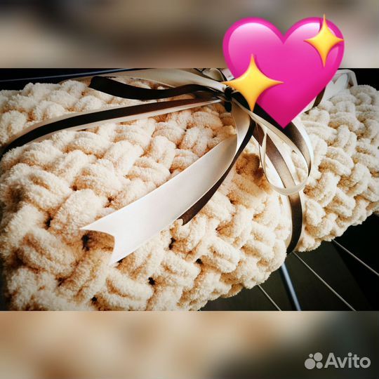 Плед из Ализе Пуффи