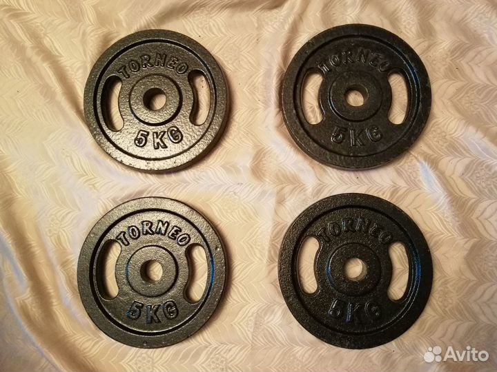 Гантели наборные Torneo 19кг