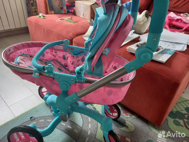 Коляска для кукол demi star 2в 1 9694