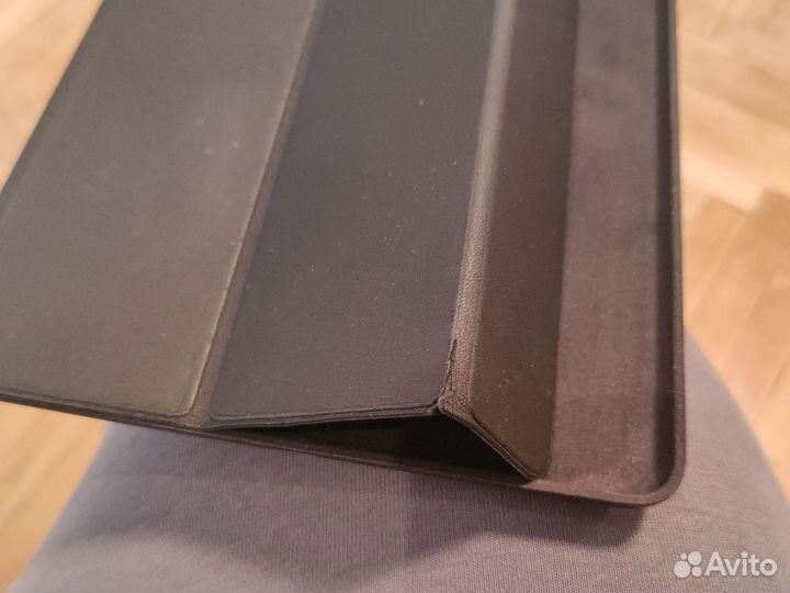 Чехол iPad Air smart case, черная кожа