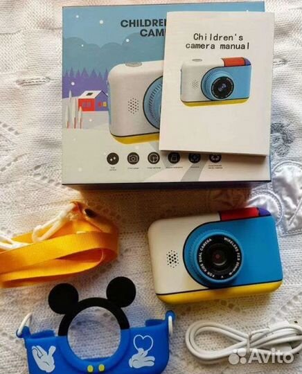 Детский фотоаппарат микки маус premium