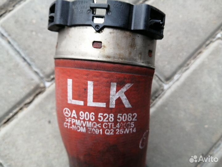 Патрубок Интеркуллера Мерседес Спринтер 906 ом 651