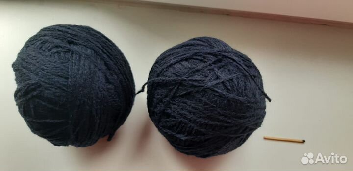 Пряжа полушерсть в клубках