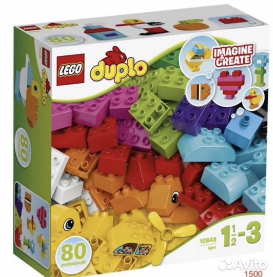 Lego duplo мои первые кубики 1-3