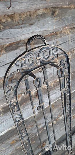 Кованый каминный набор